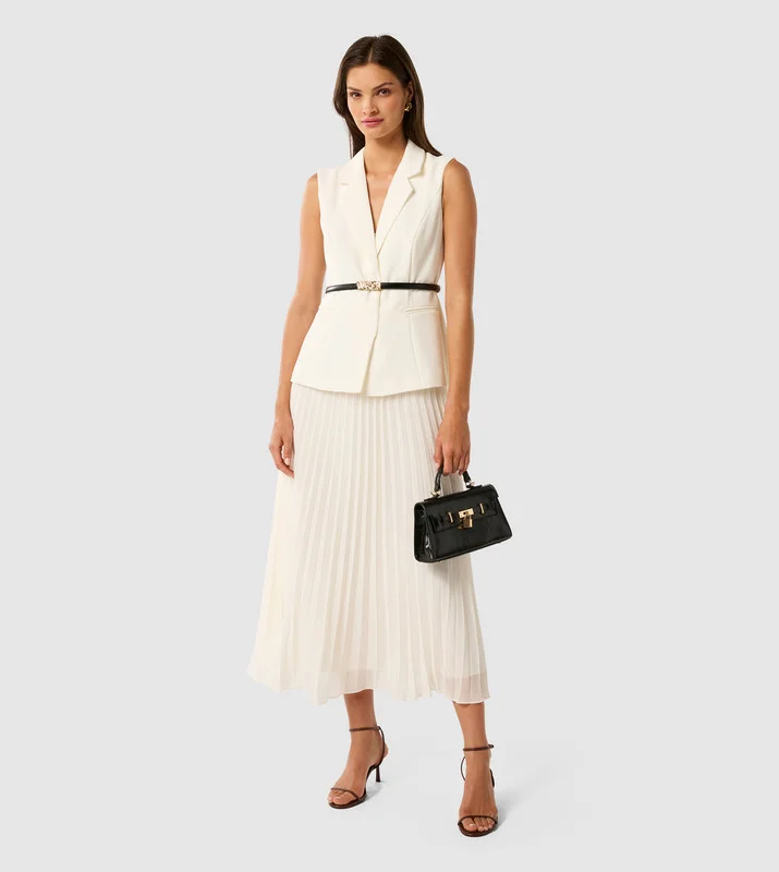 forever new LANA Pleated Vest Maxi Dress